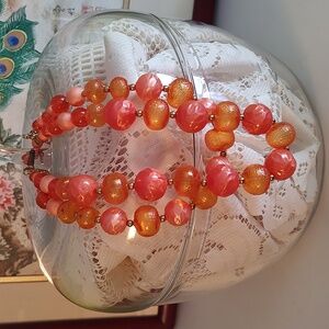 Orange Vintage Necklace
